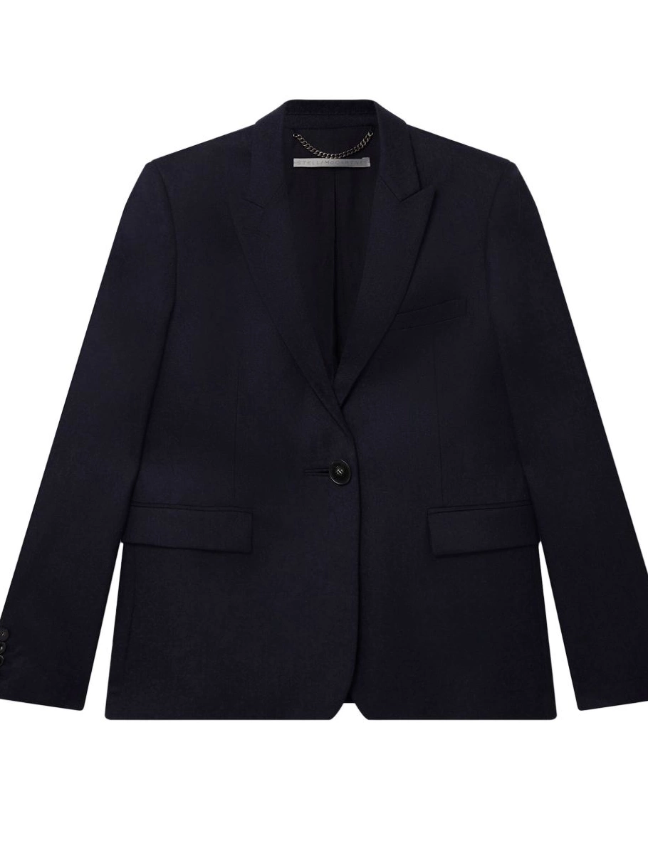 McCartney Stella Women single-breasted blazer flannel 0711